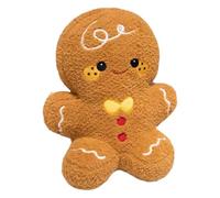 Générique Oreiller De Noël en Pain D'épices - en Pain D'épices Douce Et Créative, Oreillers Lombaires en Peluche, Coussin De Noël, Peluche + Coton PP, Oreiller De Vacances | Jouet en Doux, C