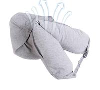 Générique Oreiller de Voyage avec Capuche - Oreiller Cervical Remplissable pour Avion et Gain de Place Bagages | Sac Souple pour Dormir en Avion Hôtel Camping Voiture