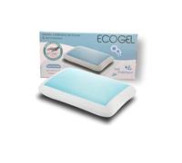 Générique Oreiller Ergonomique EcoGel à Mémoire de Forme avec Gel Fraîcheur, Confort Optimal, Housse Hypoallergénique Lavable,Dehoussable, Taille Standard 40x60.