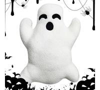 Générique Oreiller Ghost Bed - Coussin Fantôme Blanc | Confortable et Mignon, Doux et Pelucheux, avec Soutien pour Le Dos, l'Épaule et Le Ventre pour la Chambre à Coucher, la Chambre d'Hôtel et
