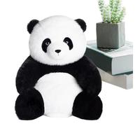 Générique Oreiller Panda en Peluche - Doubou d'animal pour Dodo - Compagnon Émotionnel en Peluche Douce Cadeau pour Filles, Adultes Et Fête d'anniversaire