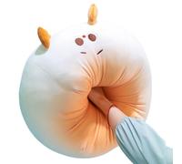 Générique Oreiller Peluche Petit Pain Vapeur - Coussin Dodo Doux,Doudou Déco Compagnon Sieste Jouet pour Filles Famille Adolescents