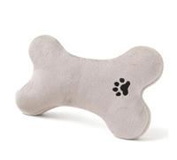 Générique Oreiller pour Chien - Doux, Lavable, résistant à la Mastication | Oreiller apaisant pour Chat en Forme d'os, pour mâcheurs agressifs, câlins pour Dormir, Chiot, de Petite, Moyenne