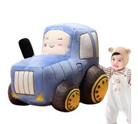 Générique Oreiller Tracteur - Peluche Tracteur Coussin Décoratif - Compagnon de Sommeil Doux Déco pour Chambre Salon | Maison Chambre Bureau Dortoir Garçons Filles Noël Saint Valentin