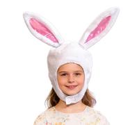 Générique Oreilles de Lapin de Pâques - Décorations en Peluche Ajustables, Oreilles Longues 30cm, Circonférence 55cm, 70g Accessoire Doux | Serre-Tête pour Carnaval Mascarade Fête Anniversaire Noël
