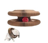 Générique Organ Cat Scratcher Board, Cat Scratch Pad, Interactive Scratching Toy, Built-in Bell Ball, Claw Care and Exercise, Sturdy Corrugated Cardboard, Small Medium Pets, Fun Play