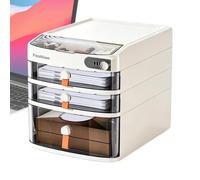 Générique Organisateur Bureau avec Tiroirs Grand Transparent avec Serrure À