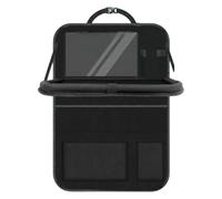 Générique Organisateur d'auto arrière pour siège - Mat de coup de pied étanche avec porte-tablette, protecteur de rangement à dossier arrière multi-poche pour collations