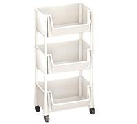 Générique Organisateur De À roulettes - De Stockage À Plusieurs Niveaux, Rack De Services Publics Mince avec Roues | Réserver De Papeterie De Papeterie Toy Snack, Mobile À Économie D'esp