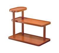 Générique Organisateur de Bureau en Bois Étagère Rangement 3 Niveaux | Présentoir de table pour collection Parfum Maquillage Figurines Maison Appartement Bureau Entrée Salon Chambre Coiffeuse