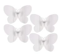 Générique Organisateur de Câbles Adhésif pour Appareils Électroménagers 4 Pièces en Silicone Souple Blanc Enrouleurs de Câbles Cuisine Support Pratique Anti-Emmêlement