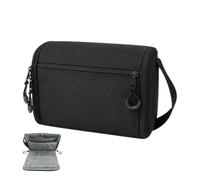 Générique Organisateur De Câbles De Multi-Poches Étanche Anti-Rayures | Câbles Fils Chargeurs Tablettes Pochettes De Rangement Pour Bureau Aéroport Hôtel Train Voiture Camping Affaires