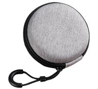 Générique Organisateur de Câbles de Voyage Rond 8x8x3,5 Cm en Eva, Étui de Chargeur et Écouteurs Léger, Pochette de Rangement Pratique pour Chargeurs USB et Accessoires Électroniques