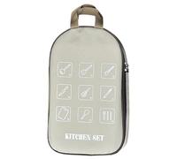 Générique Organisateur de Camp Kitchen | 600D Oxford Cuisine Kitchen Tool Ustens Storage - Organisateur de Couverts extérieurs à la plainte pour Adultes, Femmes