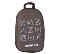 Générique Organisateur de Camp Kitchen | Sac d'ustensile de Camping | Organisateur de Grande capacité | Imperméable | Portable | Pliable | 38x23x3cm | pour Les Hommes Adultes Femmes