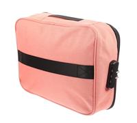 Générique Organisateur de Certificats D'école à Domicile en Alliage D'aluminium, Pochette Étanche et Ignifuge Multi-Couches, Boîte de Rangement Portable pour Documents