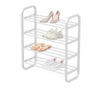Générique Organisateur de Chaussures pour Petit Espace, étagère à Chaussures empilable,Étagère de Rangement de empilable à 4 Couches - Rangement pour étagères à pour Chambre à Coucher, sal