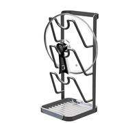 Générique Organisateur de couvercles,Support de couvercles multicouche - Support Pour Couvercles Et Ustensiles De Cuisine,Pour Étagère Placard Plan De Travail Maison Planche À Découper Spatule