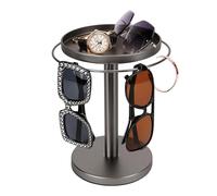 Générique Organisateur De De Soleil Rotatives À 360 ° | Stand De Support De Verres 20x15x24cm | Organistes De Stockage De De Soleil | Organisateur De À Rotation avec Plateau | Bijoux