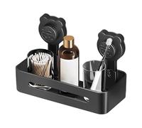 Générique Organisateur de douche à ventouse - Structure de en finition charbon de bois, de Hydro Guard, plateau à panier à grand volume, ensemble d'organisateurs utilitaires renf