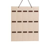 Générique Organisateur de Lunettes de Soleil Mur - avec 15 Compartiments Verticaux en Feutre | Porte-Lunettes de Soleil,pour Lunettes, Table De Nuit, Chevet, Chambre, Porte Et