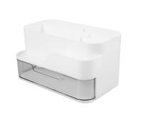 Générique Organisateur de Maquillage Blanc en Plastique Grands Compartiments et Tiroirs, Conception Multifonctionnelle pour Bureau ou Coiffeuse, Rangement Ordonné et Pratique