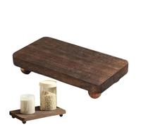 Générique Organisateur de Parfum en Bois, étagère d'affichage en Bois - Collections étagère de Stockage empilable | Decorative Rustic Home Decoration Stand pour la Maison, Le Salon, Le café