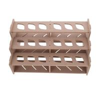 Générique Organisateur de Peinture Multi-Niveaux pour Tubes 50-100 ML Support de Rangement de Bureau Compact en Plastique Robuste Étagère à Pigments et Porte-Pinceaux pour Artistes et