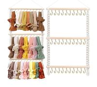 Générique Organisateur De pour Cheveux - Rangement Organisateur pour Serre-têtes - Porte-Accessoires Cheveux - pour Élastiques Chouchous Chambre Fille Maison Placard Porte Mur