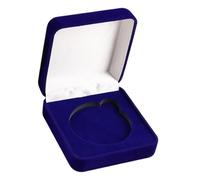 Générique Organisateur de Rangement pour Pièces de Monnaie Commémoratives avec Coffret de Présentation en Velours, Bleu