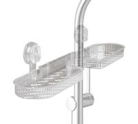 Générique Organisateur De Salle De Bain À Ventouses, Support Antidérapant pour Robinet, Accessoire De Douche Porte-Savon Antidérapant Pour Maison Hôtel Cuisine