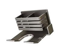 Générique Organisateur de sèche-Cheveux - Support de Salle de Bain en d'aluminium, Mural pour Outils de Coiffure, Rangement adhésif Compact, Support Durable pour sèche-Cheveux, Organisateur Poly