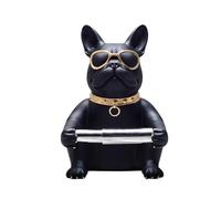 Générique Organisateur de Serviettes en Forme de Figurine de Chiot pour Solutions de Rangement, Noir