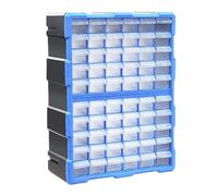 Générique Organisateur De Stockage - Boîte De Pièces De Grille 60, Verrouillage Sécurisé Les Fournitures De, Organisateur De Matériel À Outils pour Perles Vis De Bijoux Boulons