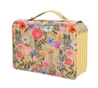 Générique Organisateur de Trousse à Crayons de Couleur à 250 Emplacements avec Fermeture à GlissièRe à 5 Couches - Sac de Rangement pour Stylos de Grande Capacité pour éTudiant Artiste (D)