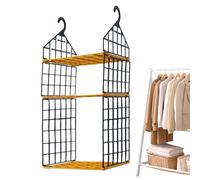 Générique Organisateur De Vêtements pour Placard, Étagères De Rangement Suspendues pour Placard, Accessoires De Rangement D'armoire pour Jeans, Chemises, sous-Vêtements Et Divers
