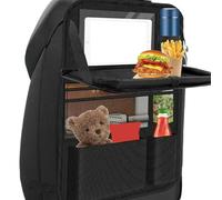 Générique Organisateur de voitures arrière - Tapis étanche avec poche de tablette, protecteur de stockage | Pour les Snacks RV Truck Sedan Voyage