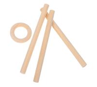 Générique Organisateur d'Éponges de Beauté en Bois Support Sphérique, Porte-Houppette pour Séchage et Rangement, Accessoire Maquillage Pratique