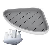 Générique Organisateur d'étagère de Douche d'angle - Étagères de Rangement de de Bain sans perçage, organisateurs de Douche adhésifs, Rangement et Organisation de de Bain, Accessoire de de bai