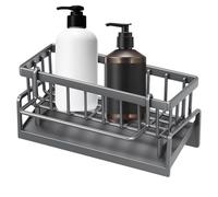 Générique Organisateur d'Évier,Porte-Éponge pour Évier de Cuisine | Étagère Imperméable Design Gain de Place pour Accessoires Salle de Bain Robinet