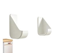 Générique Organisateur gain de place pour rouleaux alu - Adhésif Sans Perçage, Format Compact, Lot 2 Pièces | Support Sacs-Poubelle Pour Porte De Placard,Cuisine Salle De Bain Mur Porte De