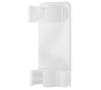Générique Organisateur Mural Blanc en Plastique pour Appareils Capillaires Rangement Multifonction et Gain de Place, pour Salle de Bain, Support pour Fers à Friser et Peignes