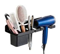 Générique Organisateur Mural d'Outils de Coiffure - Support pour Lisseur Accessoires Salle De Bain | Support pour Outils de Coiffure,pour Bureau, Salon, Coiffeuse, Comptoir,