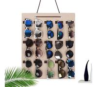 Générique Organisateur Mural pour Lunettes de Soleil | avec 15 Emplacements en Feutre pour Affichage Vertical,Porte-Lunettes de Soleil - pour Table de Chevet Placard Porte Chambre à Coucher