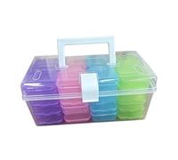 Générique Organisateur Perles Rangement Perles Boîte Compartiments Rangement Bijoux Coffret en Matériaux PP Solide pour Artisanat Adapté pour Accessoires Créati, Coloré