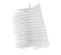 Générique Organisateur Portable à Compartiments Transparent pour Échantillons de Vernis à Ongles pour Voyage et Stockage Art