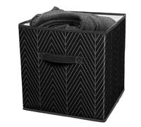 Générique Organisateur rangement en cube, poubelle rangement placard, panier vêtements pliable, conception de sauvegarde l'espace, solution -robe soignée, 27x27x28cm, pour la chambre, arm