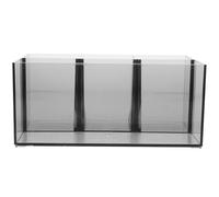 Générique Organisateur Rangement Pinceaux Maquillage Acrylique de Rapide 4 Compartiments, Robuste Élégant Identification pour de Bureau