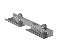 Générique Organisateur Robinet Évier Cuisine,Égouttoir de Séchage pour Robinet de Cuisine - Plateau de Séchage Murale en Acier Carbone sans Perçage pour Brosse Serviette Tasse Salle de Bain