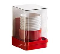 Générique Organisateurs de gobelets en papier peu encombrants adhésif ABS PET PP solide crée une capacité visible pour les petites cuisines Stockage de gobelets à domicile